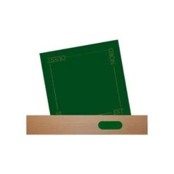 Tapis De Cartes Suédine Verte 60cm Qualité Supérieure