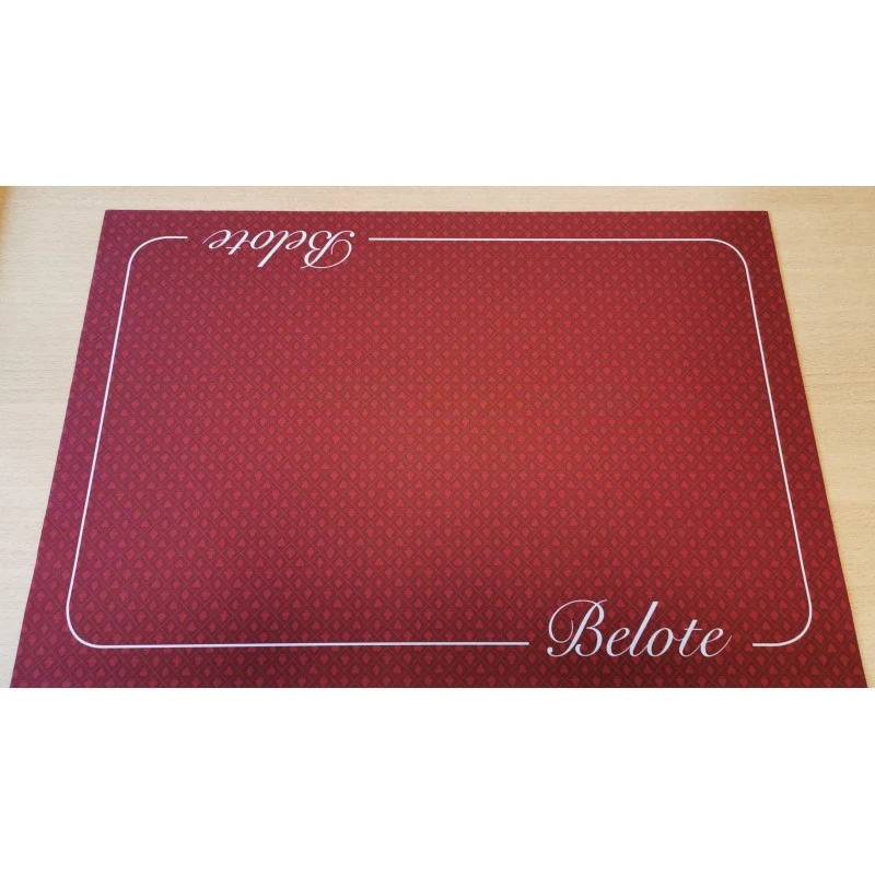 Tapis De Belote Excellence Bordeaux (40 X 60 Cm) 3 Tapis De Belote Excellence Bordeaux (40 X 60 Cm)