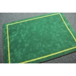 Tapis De Cartes Deluxe Suédine 70x50cm Vert Galonné