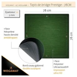 Tapis Jeu De Cartes 78cm 7 Tapis Jeu De Cartes 78cm -Variantes Boutique tapis jeu de cartes 78cm 2