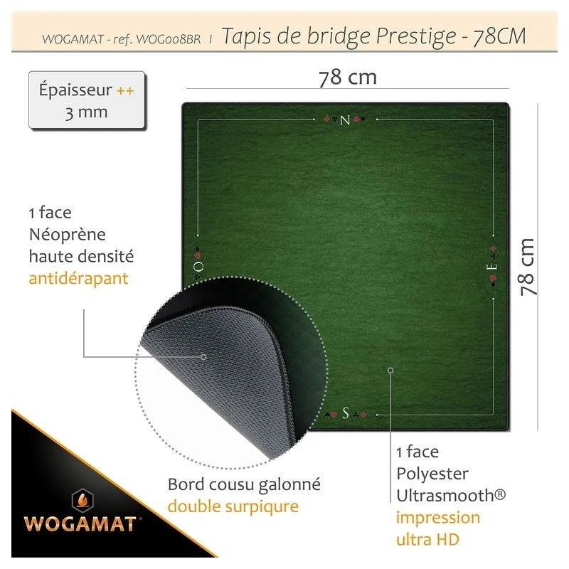 Tapis Jeu De Cartes 78cm 5 Tapis Jeu De Cartes 78cm – Image 3