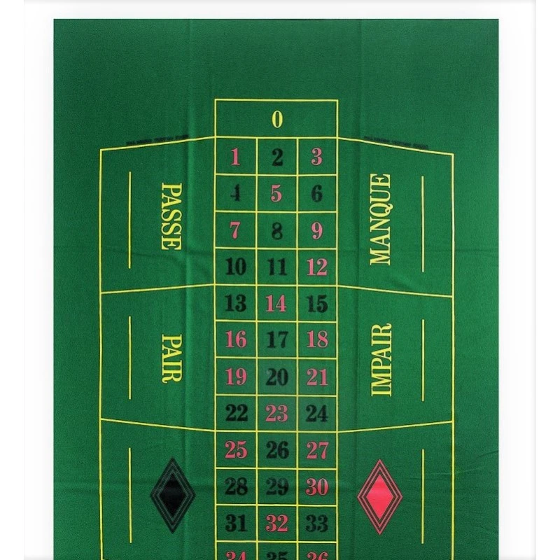 Tapis Roulette Français Simple Zéro - 100x60cm 3 Tapis Roulette Français Simple Zéro - 100x60cm