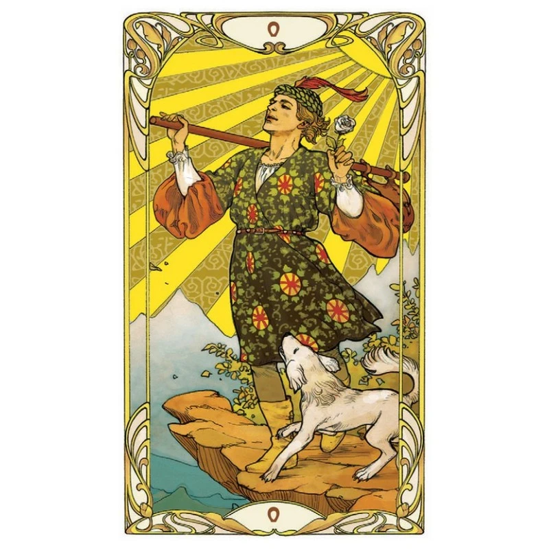 Tarot Golden Art Nouveau Mini 4 Tarot Golden Art Nouveau Mini – Image 2