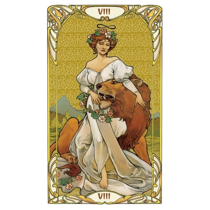 Tarot Golden Art Nouveau Mini 5 Tarot Golden Art Nouveau Mini – Image 3
