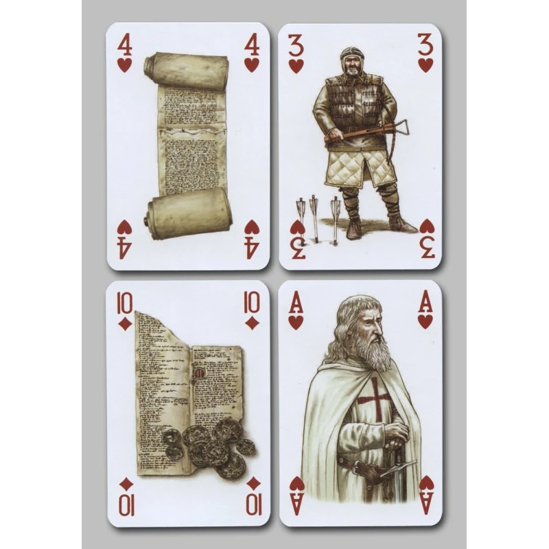 Cartes à Jouer Templiers 6 Cartes à Jouer Templiers – Image 4