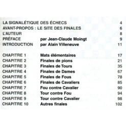 VILLENEUVE - Les Finales Aux échecs 9 VILLENEUVE - Les Finales Aux échecs -Variantes Boutique villeneuve les finales aux echecs 3